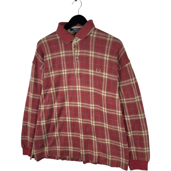 Tommy Hilfiger Quarter Button Plaid Sweatshirt - Picture 3 of 6